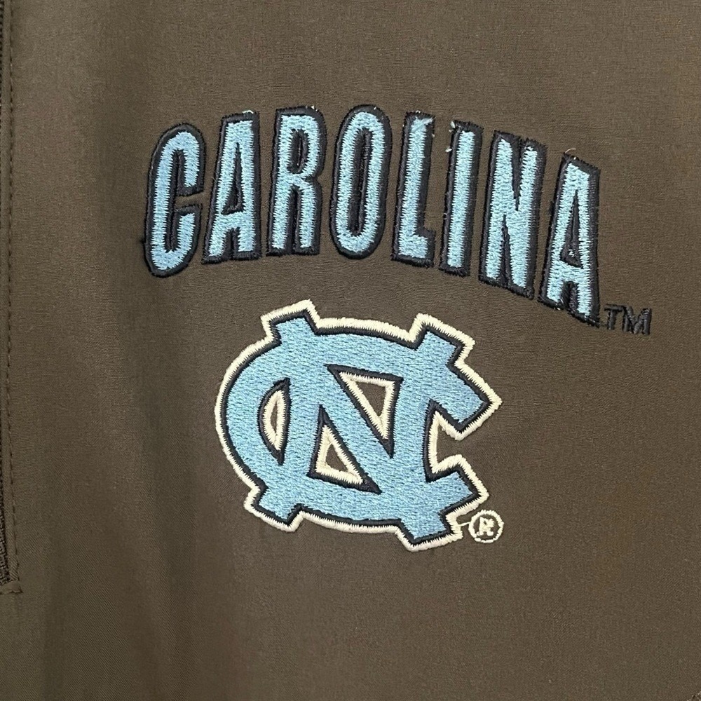 Black North Carolina Quarter-Zip Pullover with Blue Accents XL